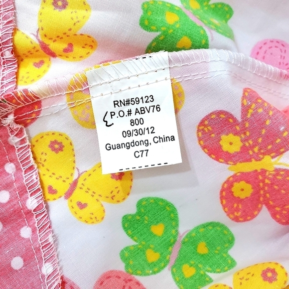 Sugah & Honey Butterfly Spot Sun Dress With Applique 4T - Picture 6 of 6
